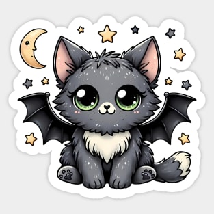 Bat cat Sticker